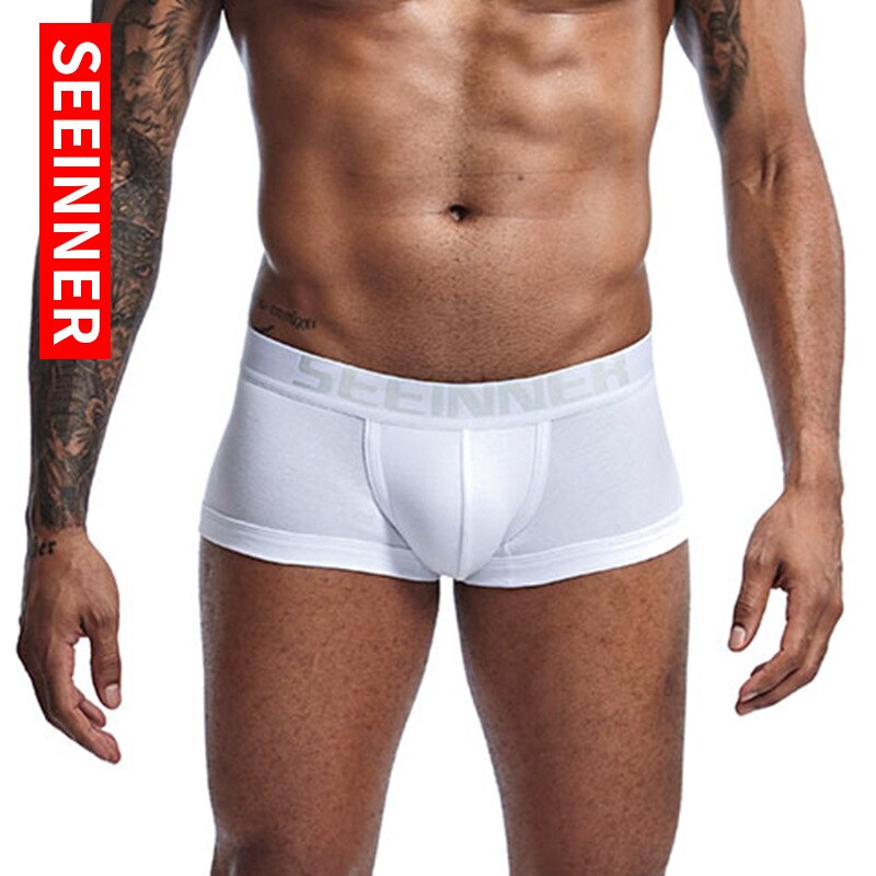 22 Styles Seeinner Underwears Boxer Shorts Men Fashion Sexy Gay Penis Pouch Men's Boxer Trunks Male Panties Calzoncillos Hombre