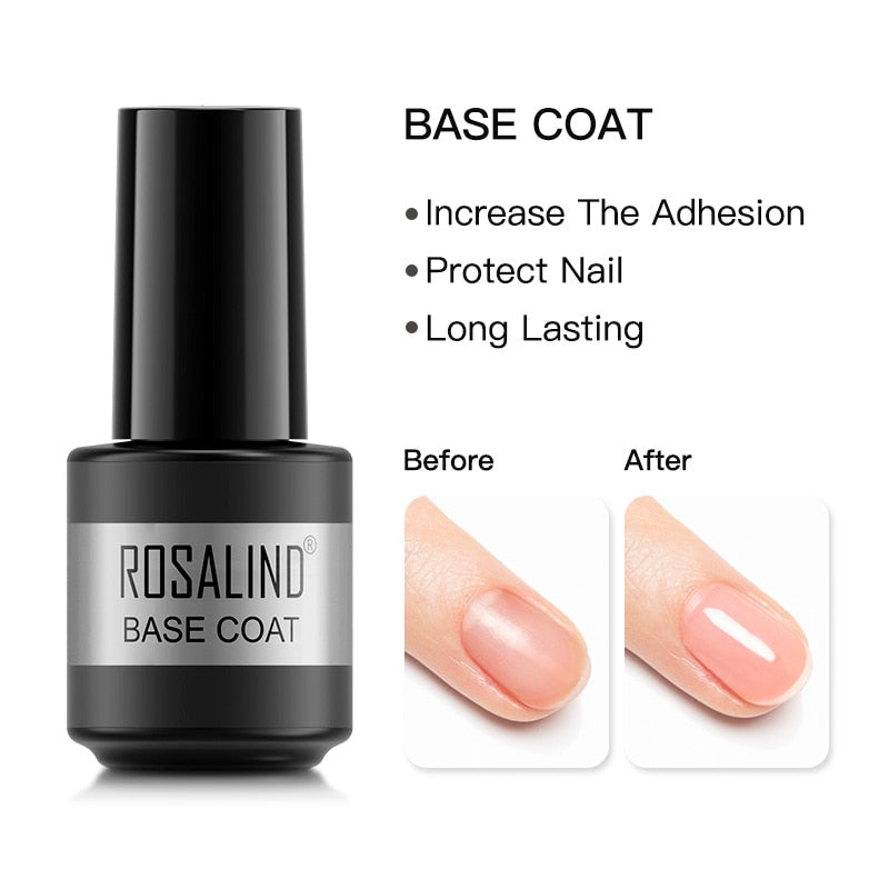 ROSALIND Gel Nail Polish 7ML Matte Base Top Coat