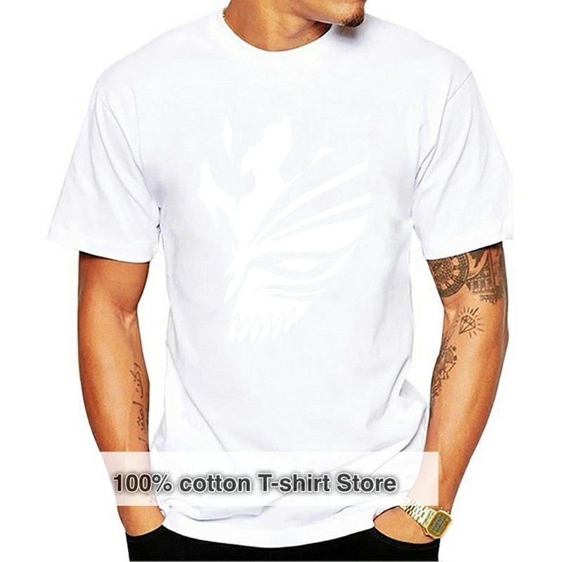 Cosplay Hollow Mask Bleach Shirt Anime Men Short Sleeve T-Shirt