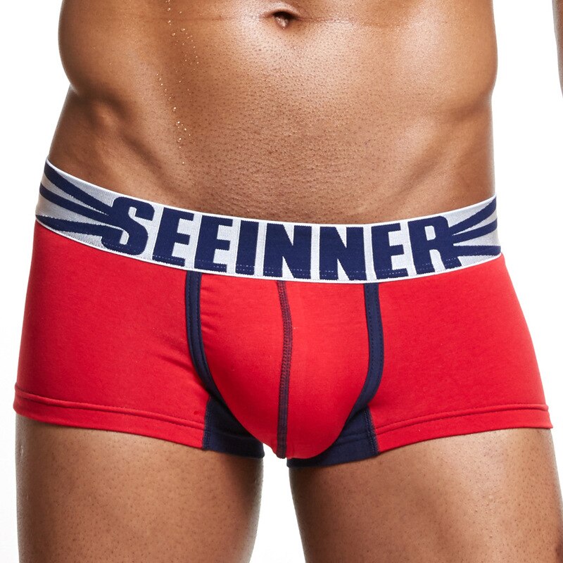 22 Styles Seeinner Underwears Boxer Shorts Men Fashion Sexy Gay Penis Pouch Men's Boxer Trunks Male Panties Calzoncillos Hombre