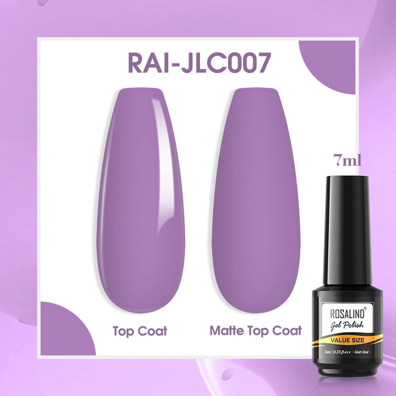 ROSALIND Gel Nail Polish 7ML Matte Base Top Coat