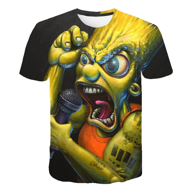 Fashion New Sale Summer Male 3D T-Shirt