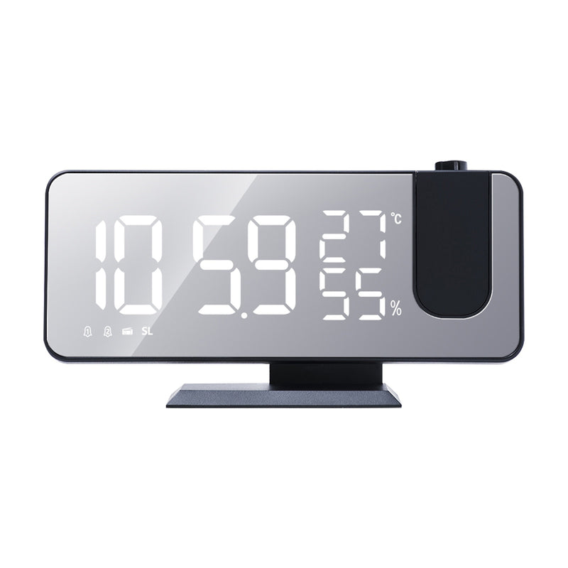 LED Digital Projection Alarm Clock Watch Table Electronic Desktop Clocks USB Wake Up FM Radio Time Ceiling Projector Function