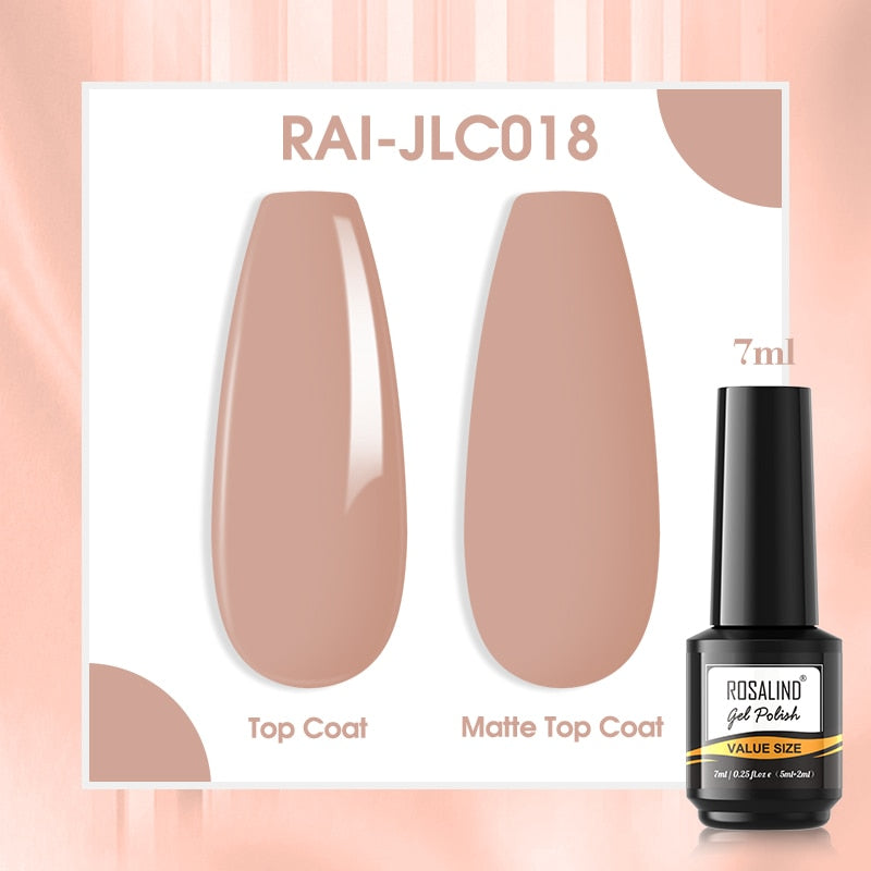 ROSALIND Gel Nail Polish 7ML Matte Base Top Coat