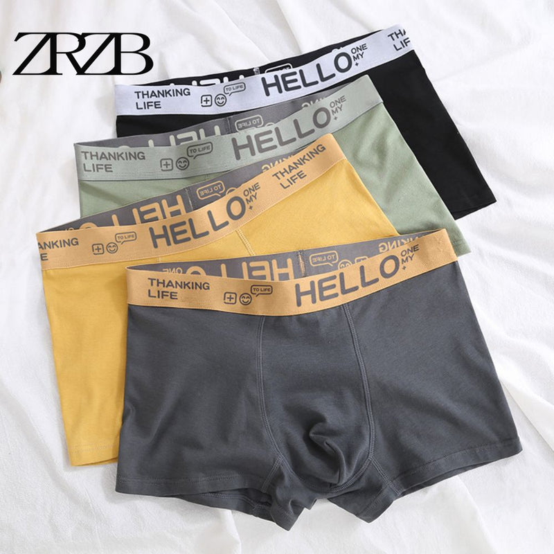 Men's Panties Underwear Boxer Shorts Comfortable Milk Silk Cotton Underpants Cuecas Calzoncillos Boxershorts Lot Plus Size L-5XL