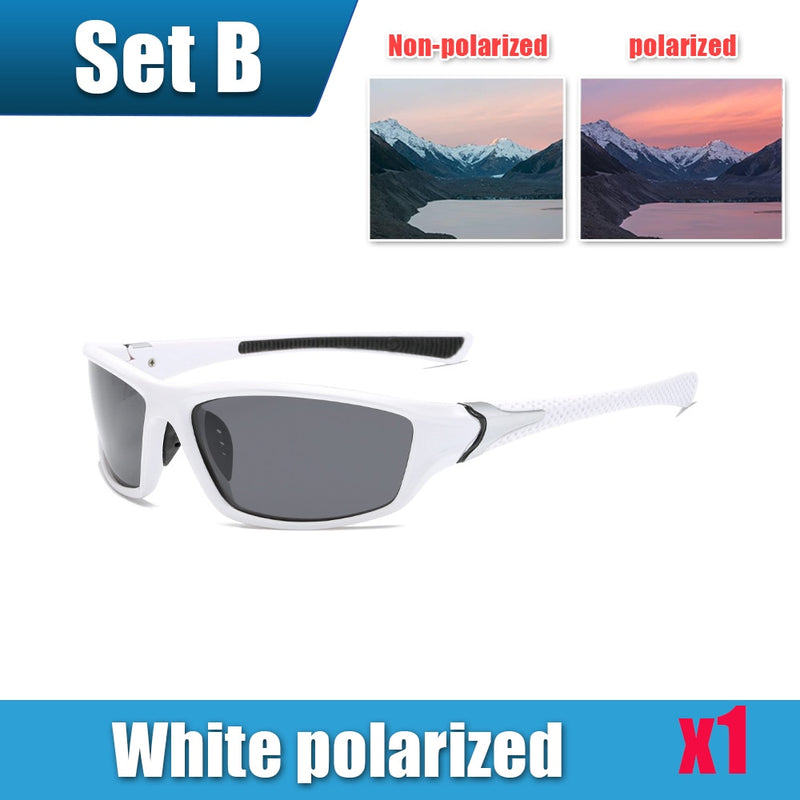 Mens Sun Glasses UV Protection Sport Polarized for Men Hiking Outdoor Sports Windproof Sand Bicycles Sunglass Sport Sunglass