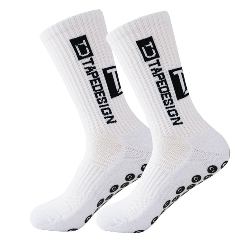 UGUPGRADE 2023 New ANTI SLIP Football Socks Mid Calf Non Slip Soccer Cycling Sports Socks Mens Warm Sock EU38-45