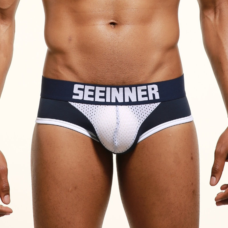 22 Styles Seeinner Underwears Boxer Shorts Men Fashion Sexy Gay Penis Pouch Men's Boxer Trunks Male Panties Calzoncillos Hombre