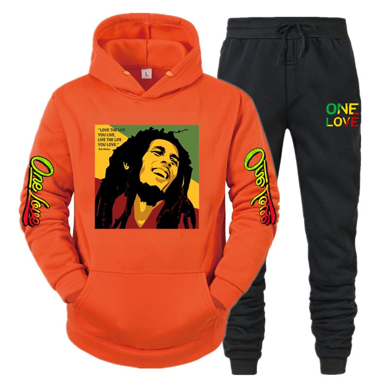 Ladies/Men's Hoodie Bob Marley Legend Reggae One Love