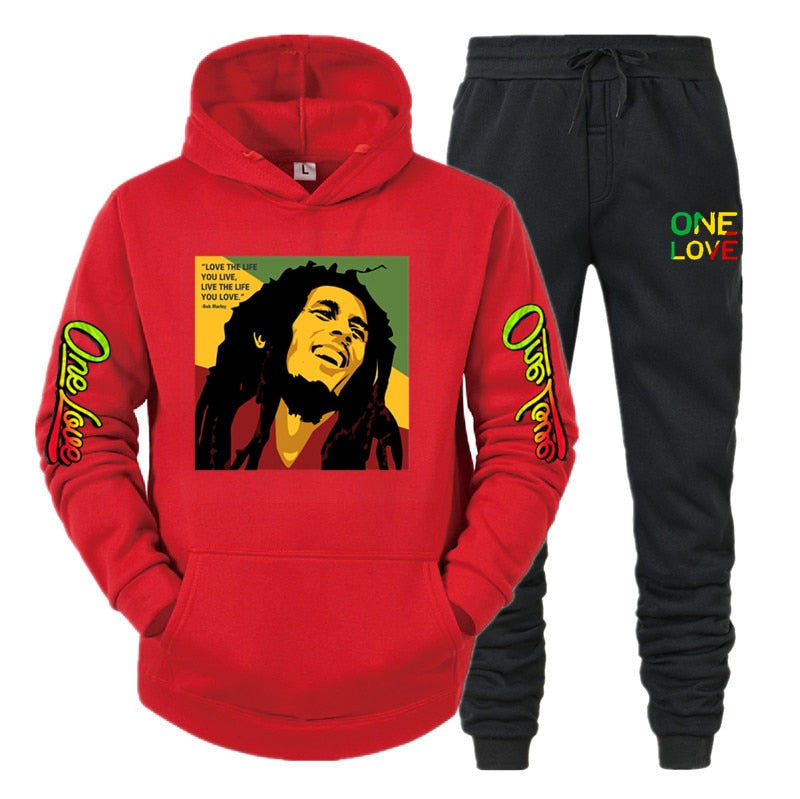 Ladies/Men's Hoodie Bob Marley Legend Reggae One Love