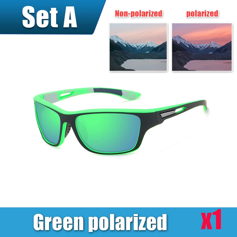 Mens Sun Glasses UV Protection Sport Polarized for Men Hiking Outdoor Sports Windproof Sand Bicycles Sunglass Sport Sunglass