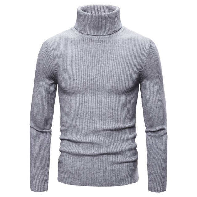 2022 Autumn and Winter  Men's Turtleneck Sweater Male  Version Casual All-match Knitted  Sweater