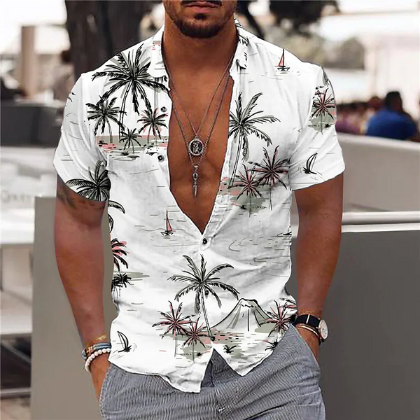 2022 Coconut Tree Shirts For Men 3d Printed