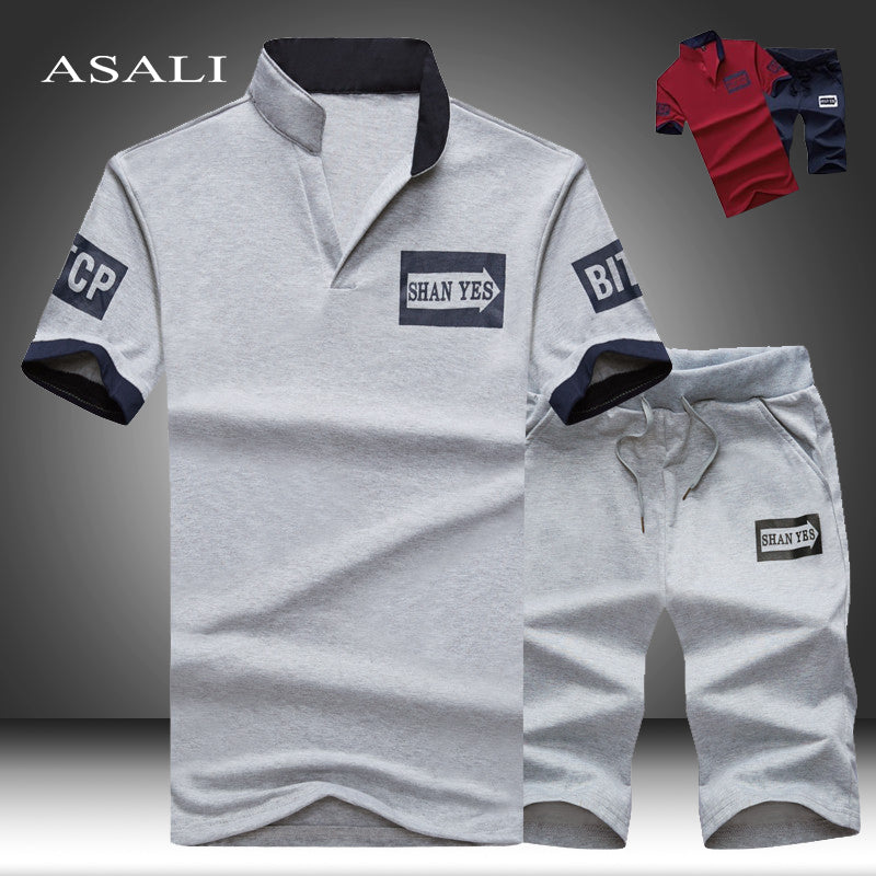 Mens Sets Korean Tracksuit