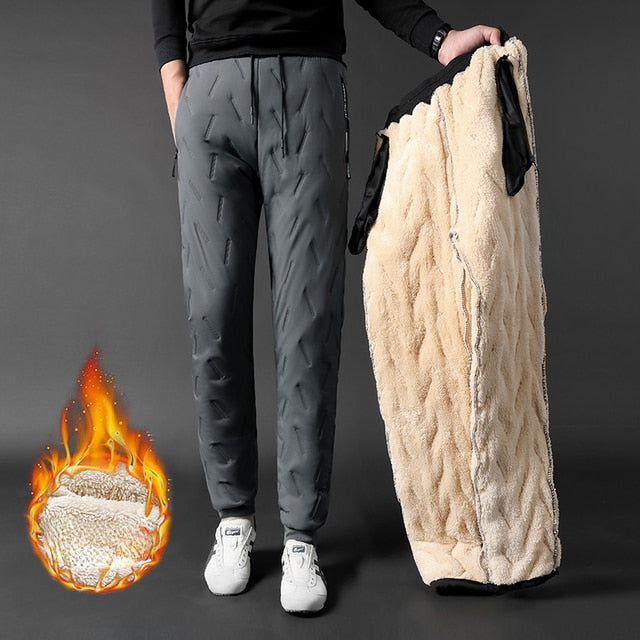 Men's Winter Pants Thick Warm Sweats Thermal Lined Jogger