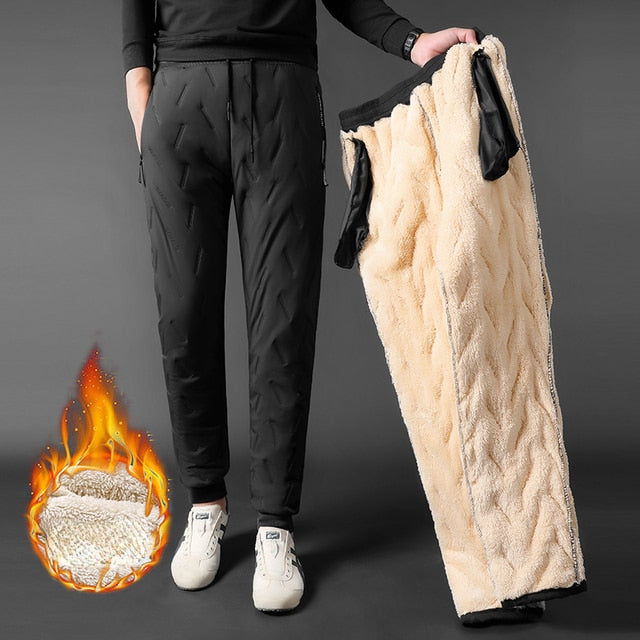 Men's Winter Pants Thick Warm Sweats Thermal Lined Jogger