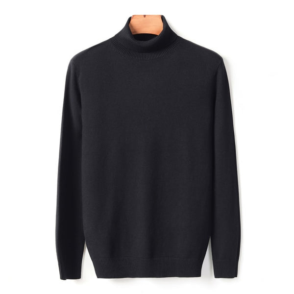 Autumn Winter Men's Warm Turtleneck Sweater