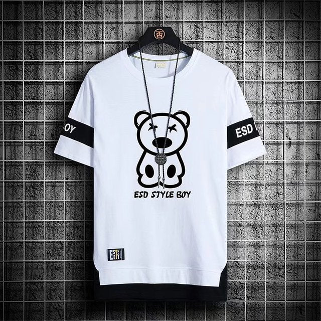 2022 New Men's T Shirts Korean Fashion Summer