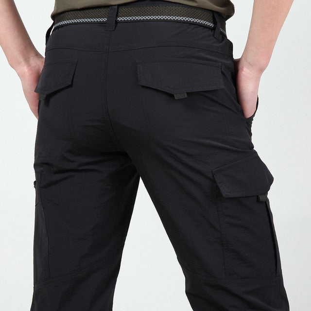 Long Trousers Male Quick Dry Cargo Pants