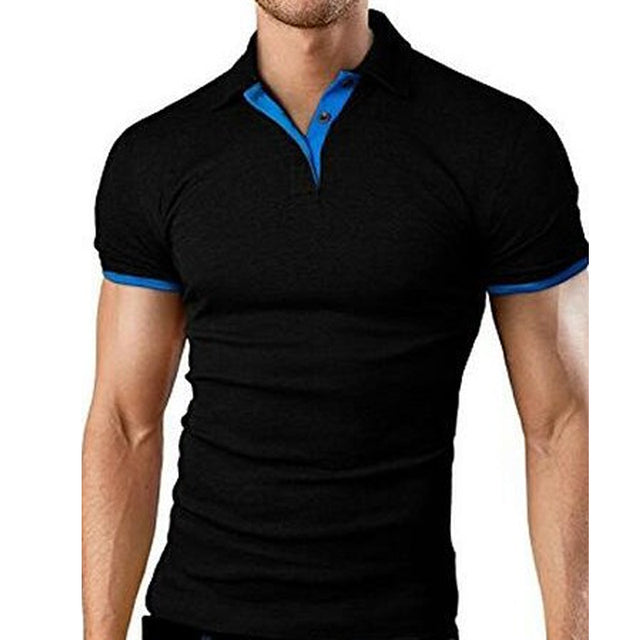 Shorts Sleeve Polo Business Clothes Luxury Men Tee Shirt