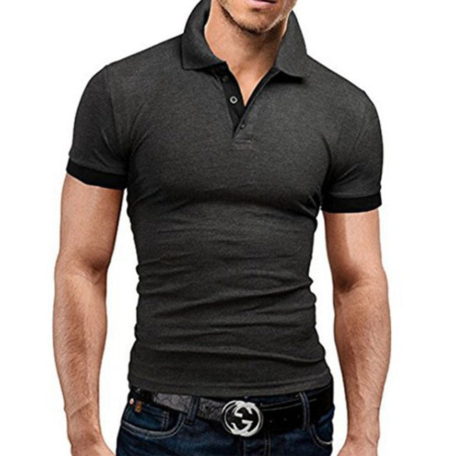 Shorts Sleeve Polo Business Clothes Luxury Men Tee Shirt