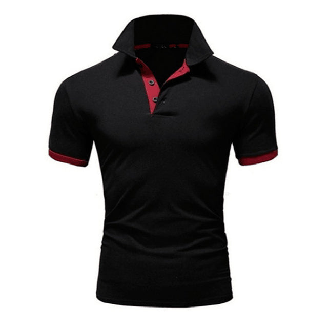 Shorts Sleeve Polo Business Clothes Luxury Men Tee Shirt