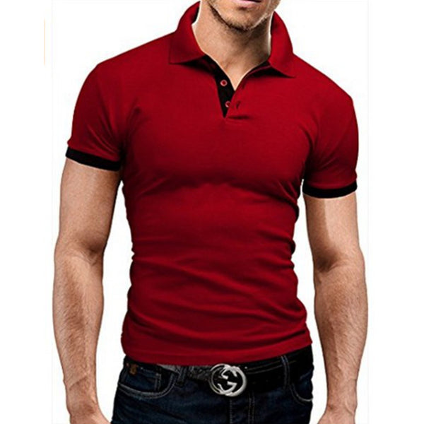 Shorts Sleeve Polo Business Clothes Luxury Men Tee Shirt