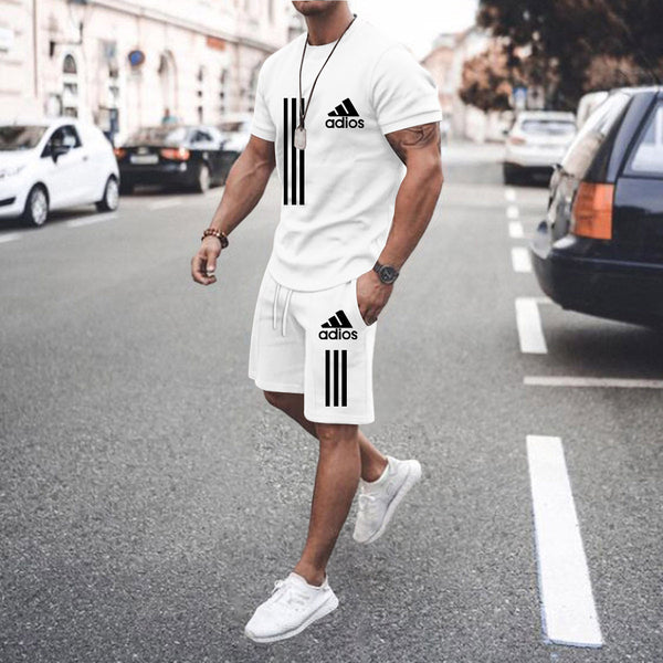 Sports Suit Oversized Casual Street T-shirt + Shorts Two-piece