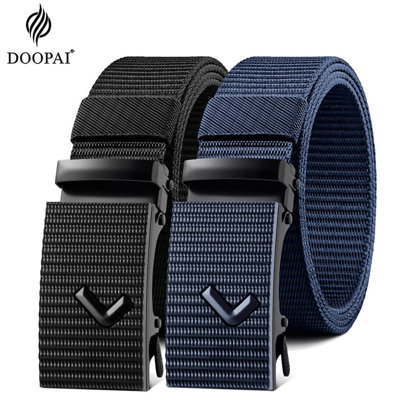 DOOPAI Men Belt Nylon Breathable Belts For Men Cowboy Designer Belt Outdoor Tactical Belt Military Gifts 남성 가죽 벨트 ceinture homme