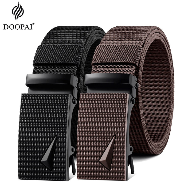 DOOPAI Men Belt Nylon Breathable Belts For Men Cowboy Designer Belt Outdoor Tactical Belt Military Gifts 남성 가죽 벨트 ceinture homme