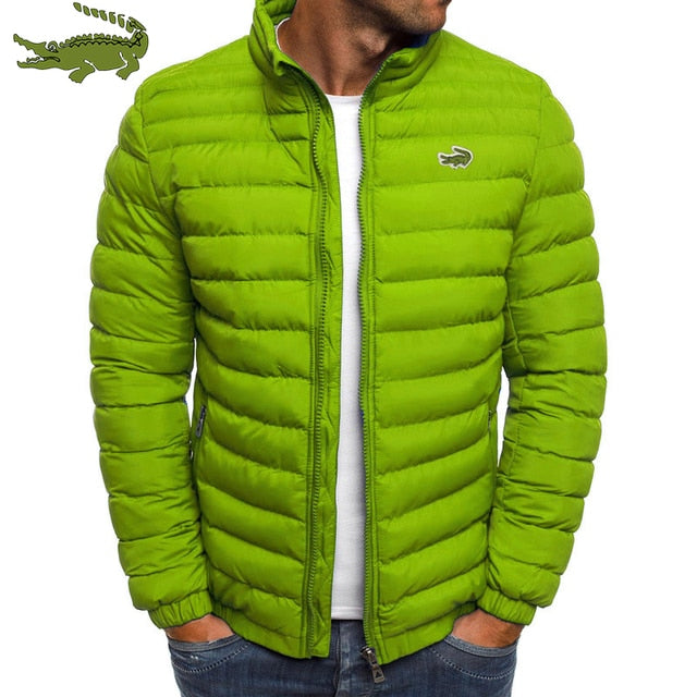 Cartelo Winter Men's Warm Packable Jacket Lightweight Men's Down Filled Bubble Ski Jacket Quilted Thicker Jacket