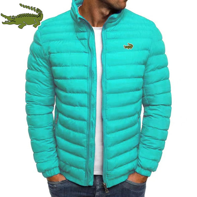 Cartelo Winter Men's Warm Packable Jacket Lightweight Men's Down Filled Bubble Ski Jacket Quilted Thicker Jacket