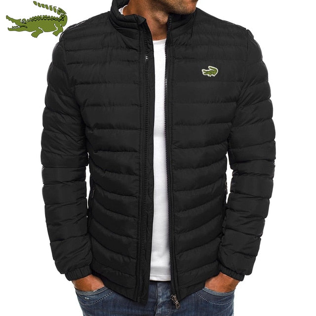 Cartelo Winter Men's Warm Packable Jacket Lightweight Men's Down Filled Bubble Ski Jacket Quilted Thicker Jacket