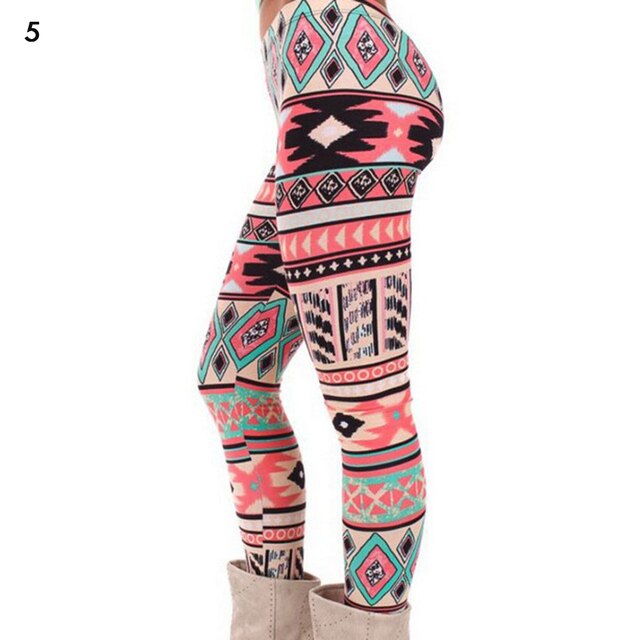 Christmas Women's HOT Leggings Pants Print High Waist Leggings Happy Christmas Party Long Pants 18 Color Ladies Xmas Trousers