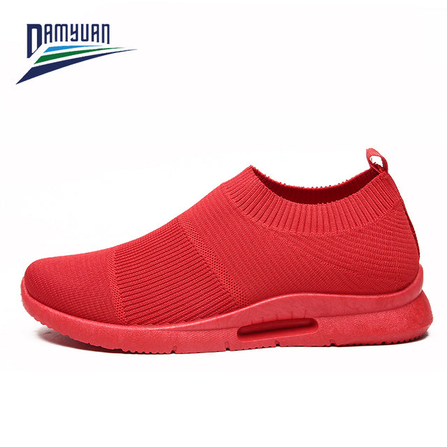 Damyuan US Stock Light Running Shoes 46 Men Shoes Slip on Sock Sneakers Men&