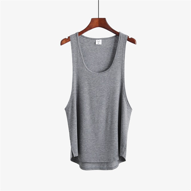 Fitness clothing blank sleeveless shirt mens gym stringer tank top bodybuilding tanktop men sportwear undershirt fashion vest