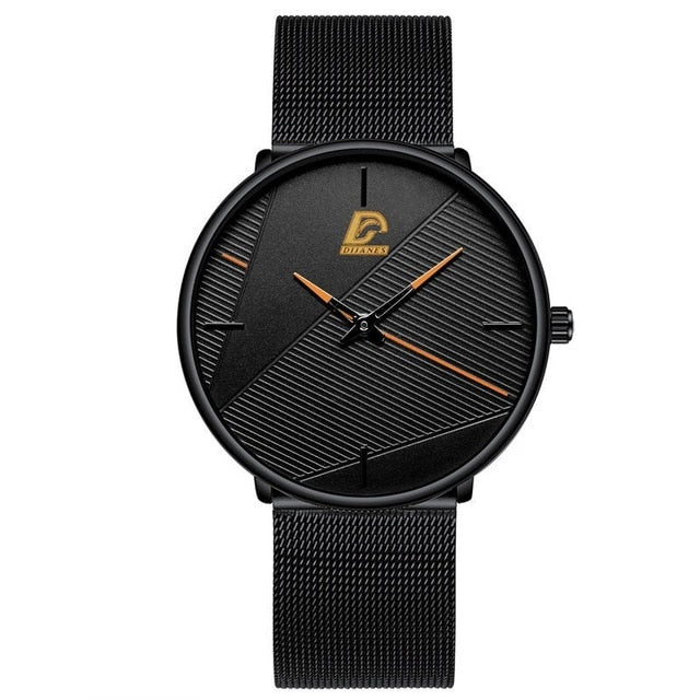 reloj hombre Watches Mens 2022 Minimalist Men's Fashion Ultra-thin Watch Simple Men Business Quartz Wristwatch relogio masculino