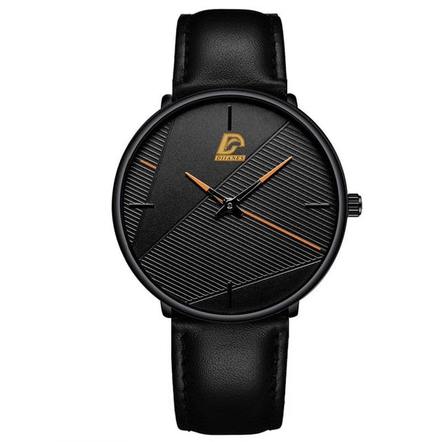 reloj hombre Watches Mens 2022 Minimalist Men's Fashion Ultra-thin Watch Simple Men Business Quartz Wristwatch relogio masculino