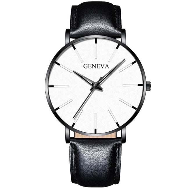 Minimalist Men's Fashion Ultra Thin Watches