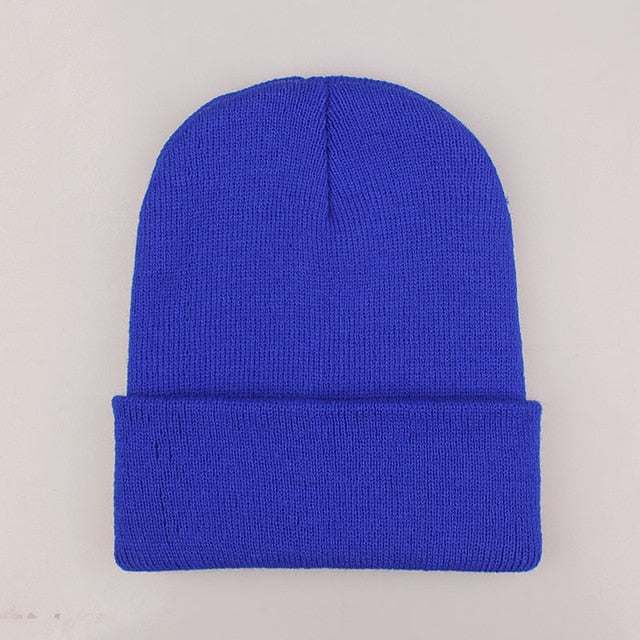 Winter Hats for Woman New Beanies Knitted Fluorescent Cute Hat Girls