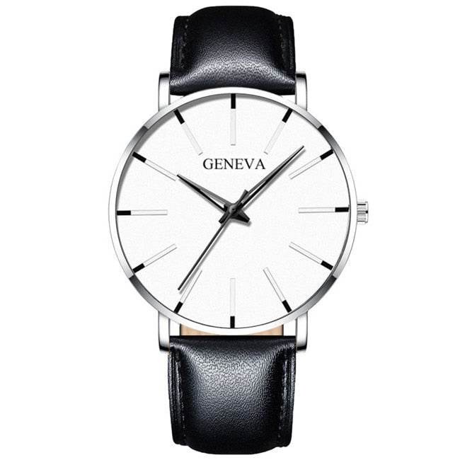 Minimalist Men's Fashion Ultra Thin Watches