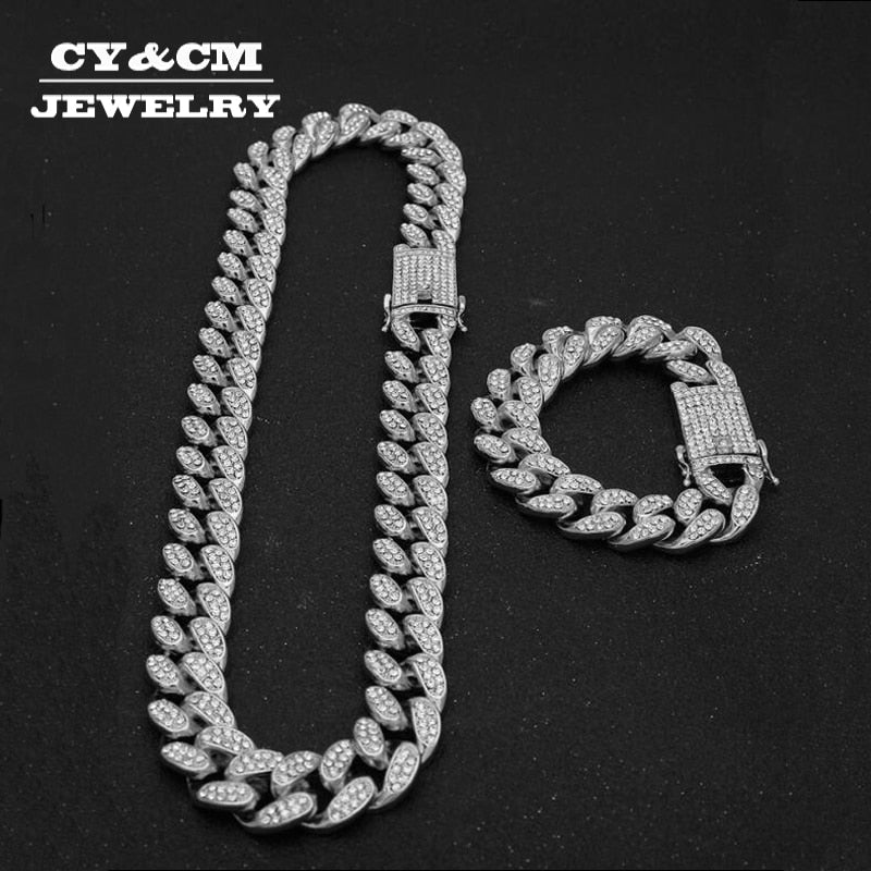 13mm Iced Out Cuban Necklace