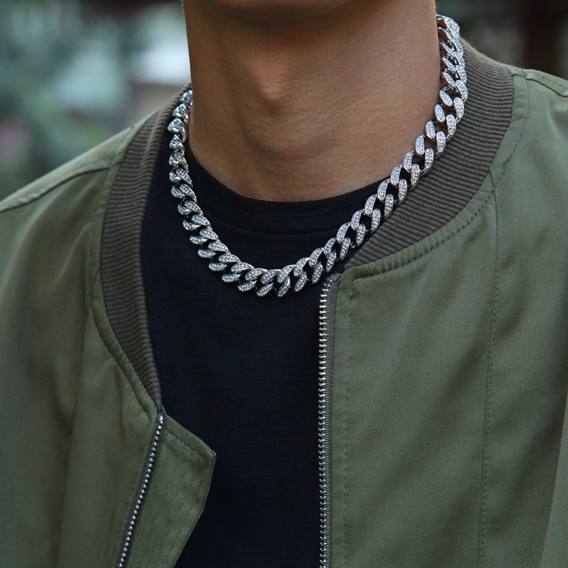 13mm Iced Out Cuban Necklace