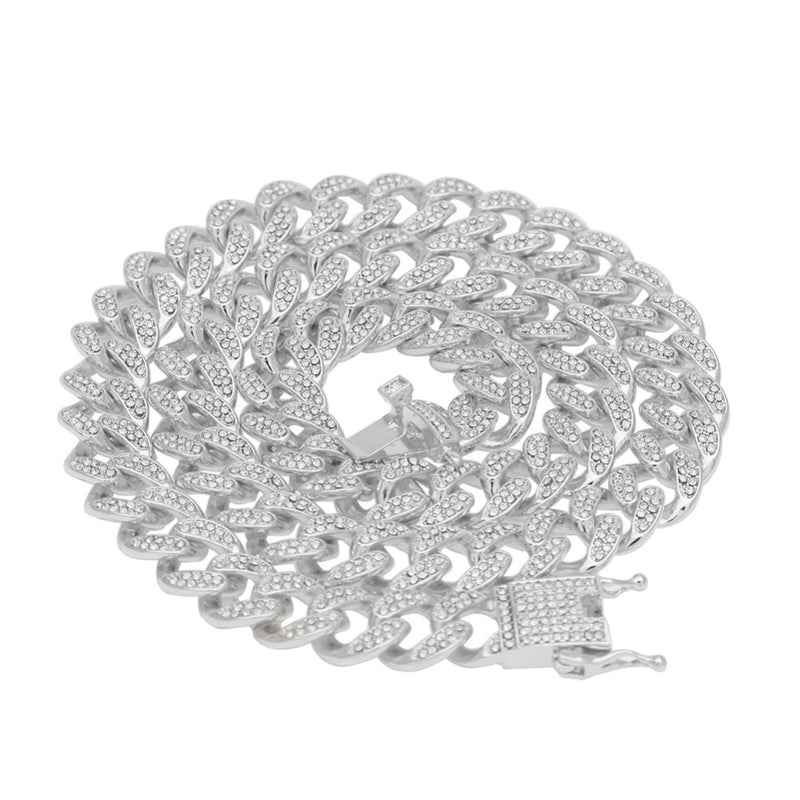 13mm Iced Out Cuban Necklace