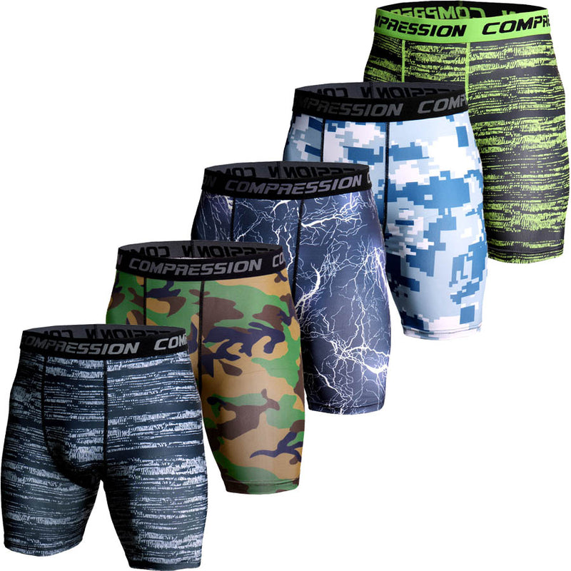 Compression Shorts Men 3D Print