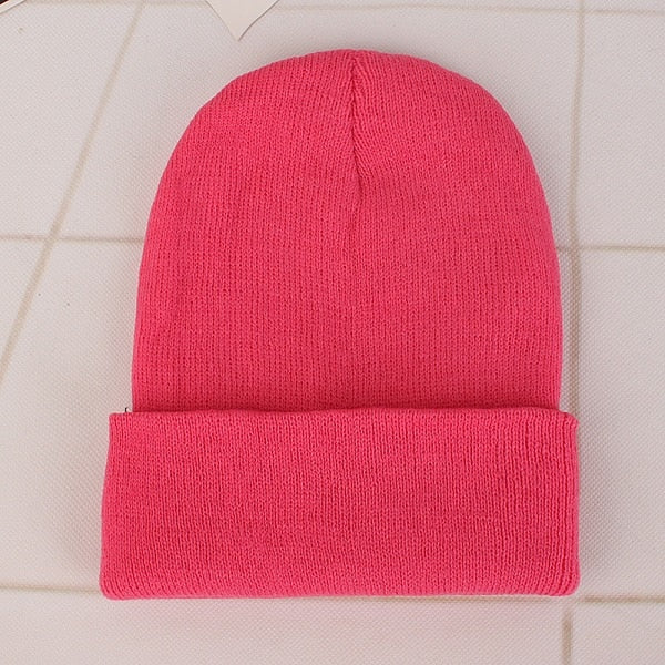 Winter Hats for Woman New Beanies Knitted Fluorescent Cute Hat Girls Autumn Female Beanie Caps Warmer Bonnet Ladies Casual Cap