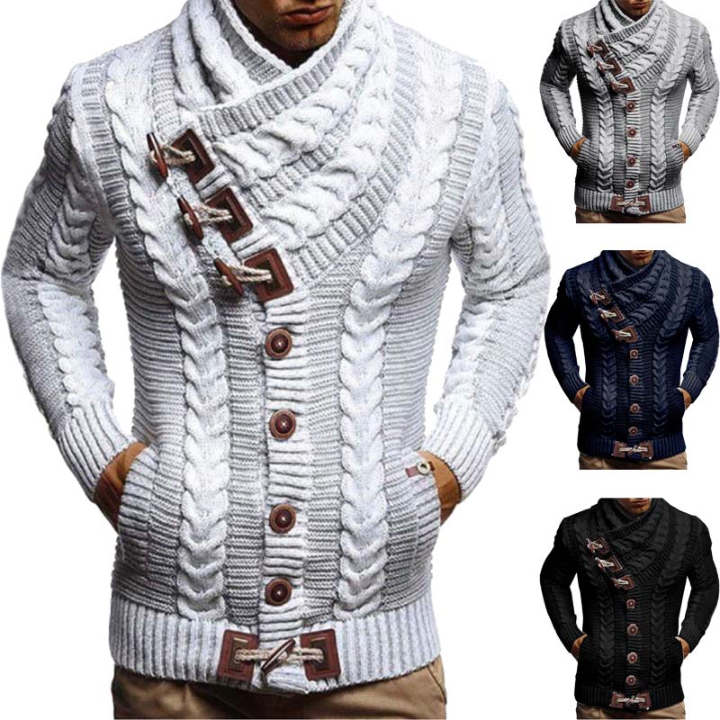 Men FullSleeve Slim Mens Oversized Sweaters Coat men