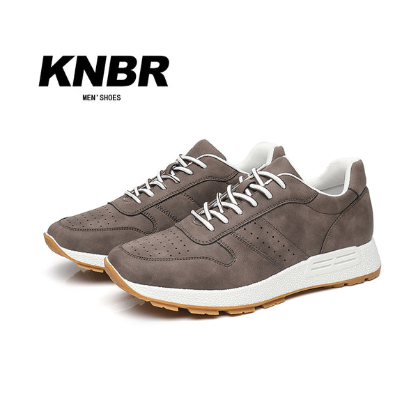 KNBR Casual Sneakers 2022 Men Trainers Leather Comfy Shoes for Walking Hiking Jogging Sport Men Trainers Men Shoes