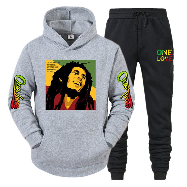 Ladies/Men's Hoodie Bob Marley Legend Reggae One Love