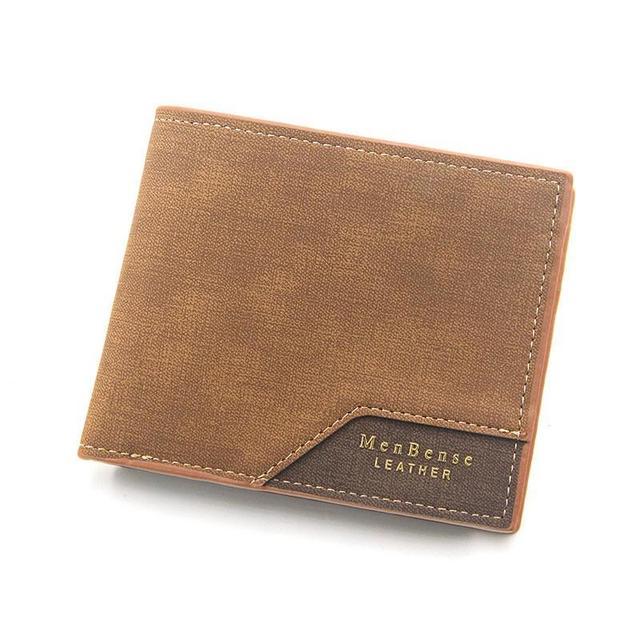 Men Wallet Leather Business Foldable Wallet Luxury Billfold Slim Hipster Credit Card Holders Inserts Coin Purses Vintage Walltes